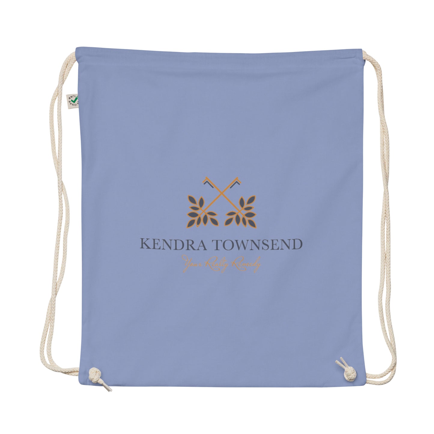 Organic cotton drawstring bag